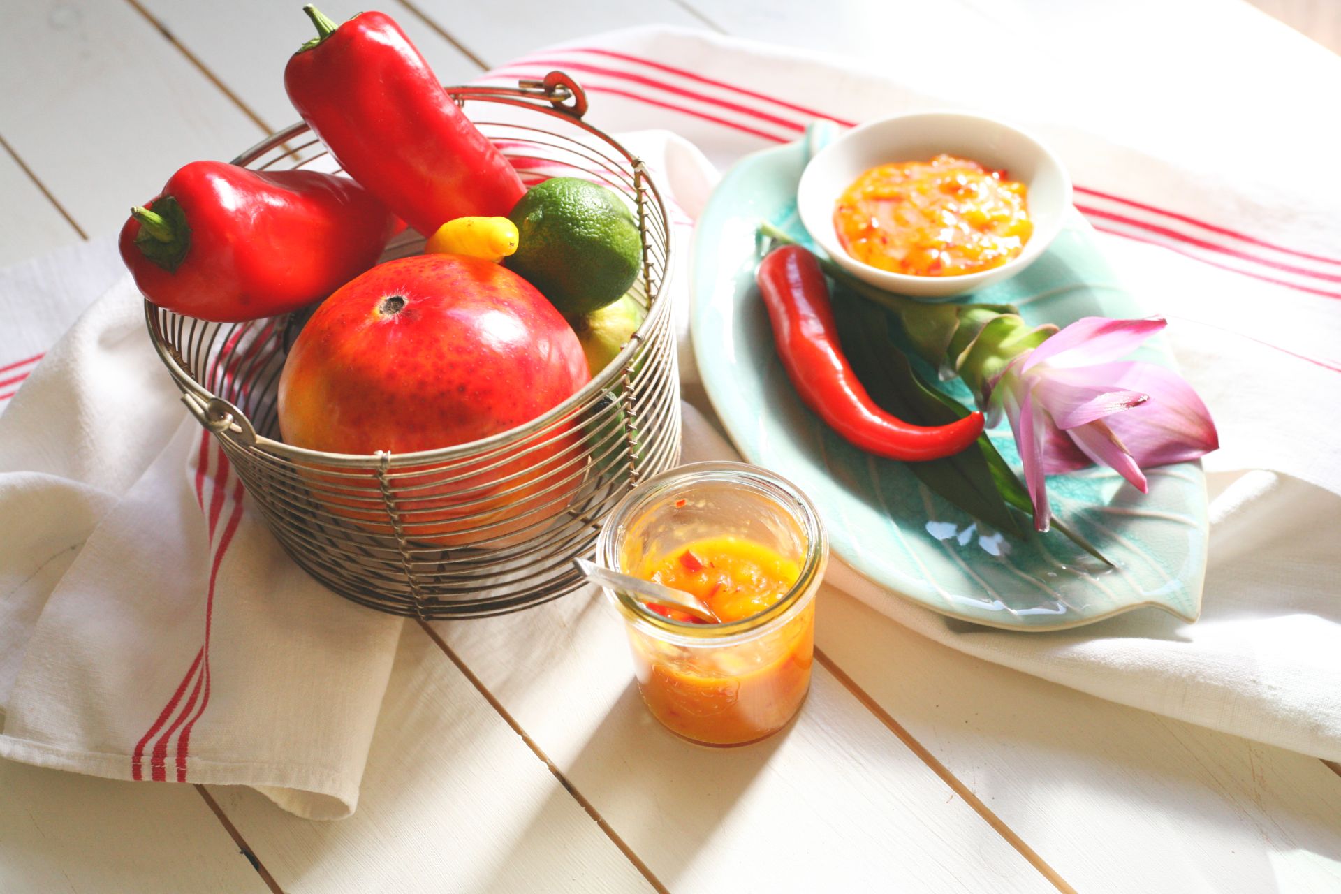 Mango Chutney mit Chilli und Paprika