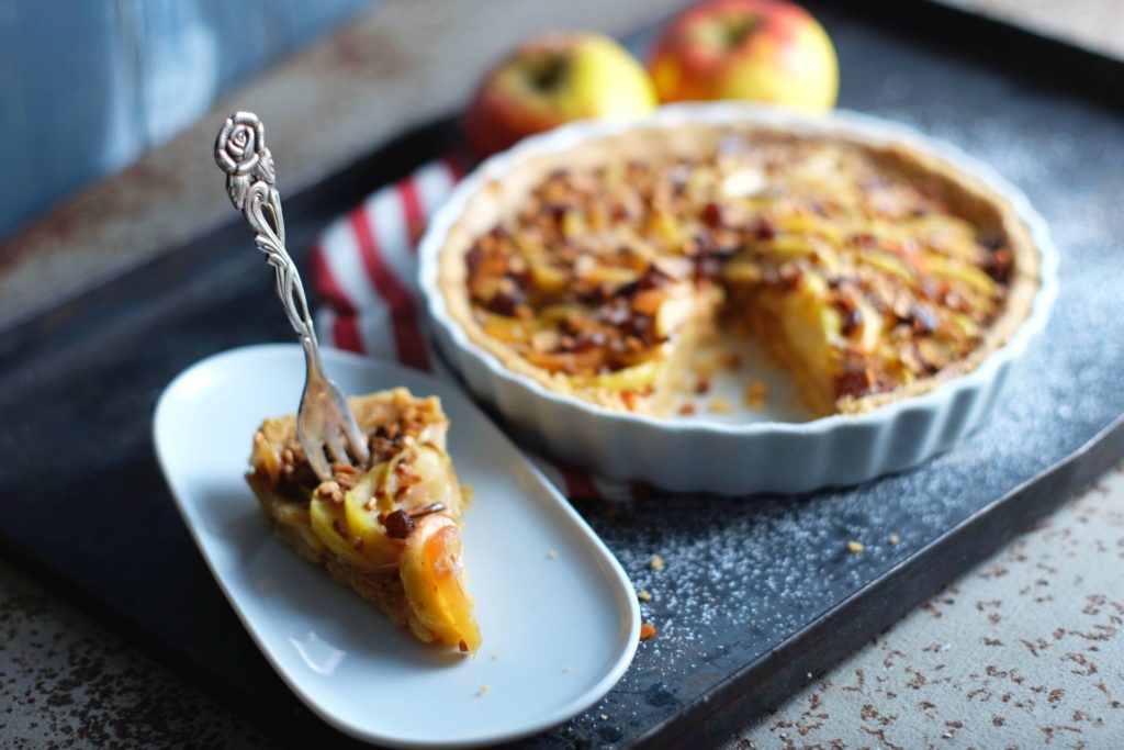 Apfeltarte mit Bratäpfeln... ein ganz wunderbares Rezept, dass überrascht