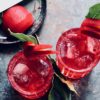 Gin Tonic mit Rote Bete & Koriander Reduktion